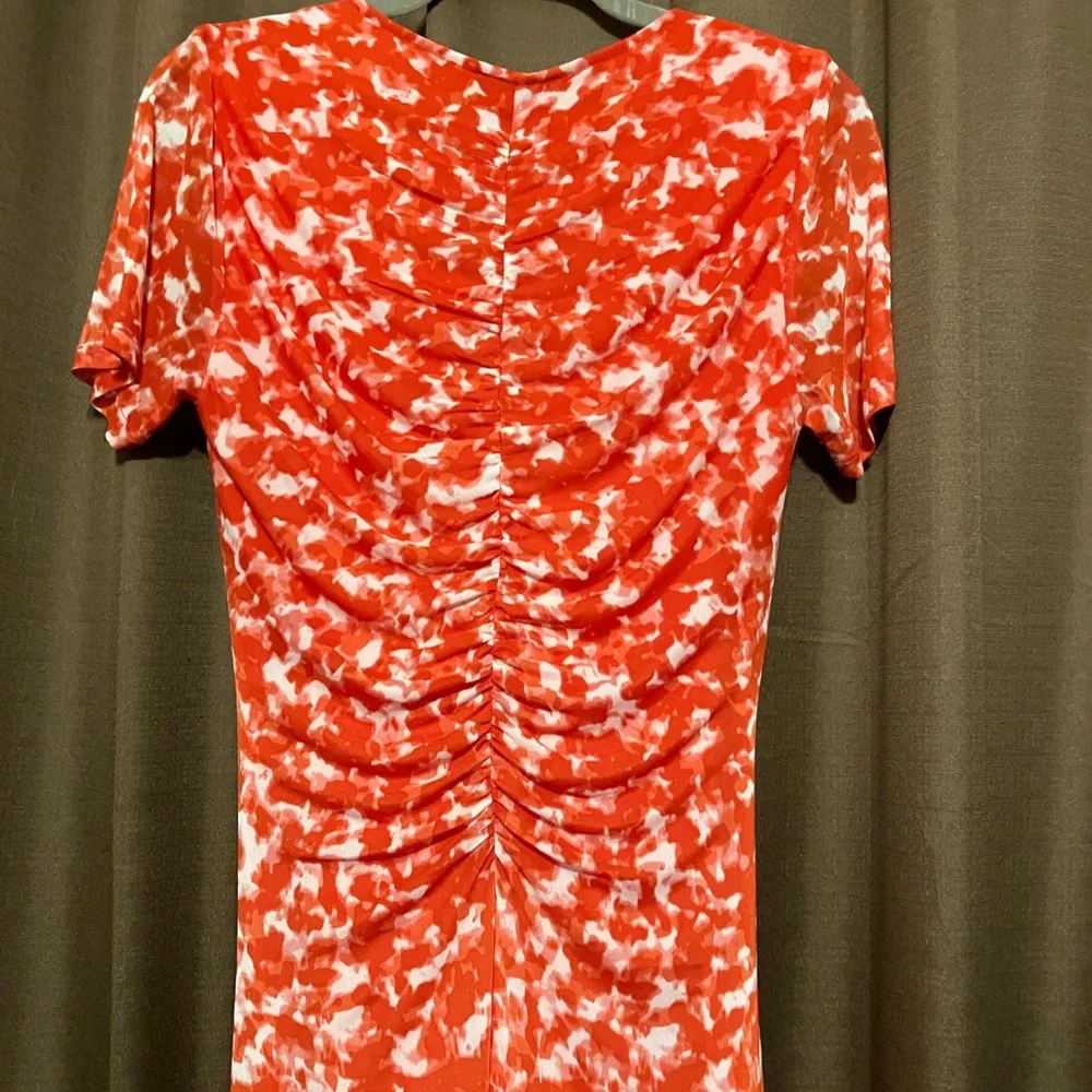 CALVIN KLEIN Ruched Front and Back Bodycon Maxi Dress - Picture 8 of 8